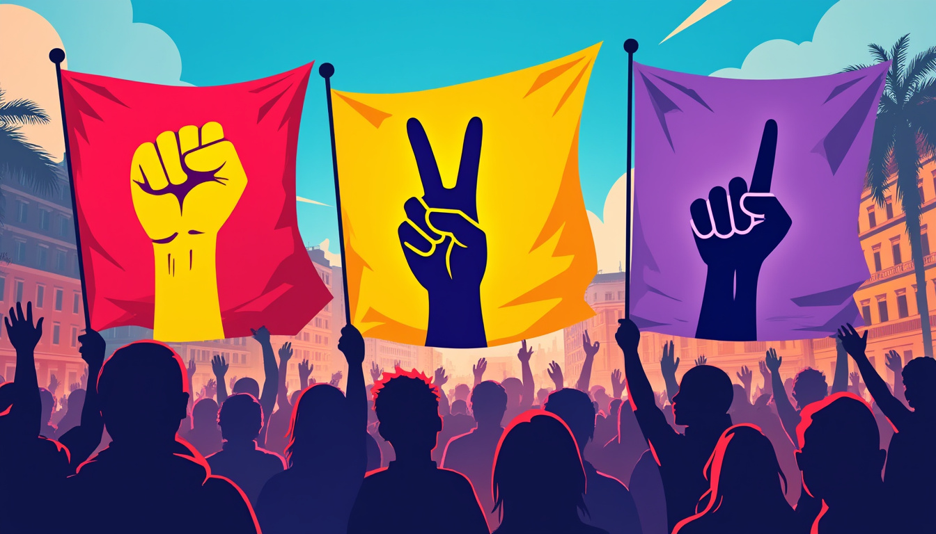 découvrez l’histoire du drapeau rouge, jaune et violet, symbole fort des luttes sociales espagnoles et de la république, et son impact sur les mouvements sociaux d’hier et d’aujourd’hui.