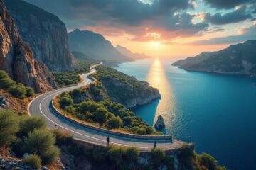 partez à l’aventure en grèce et laissez-vous émerveiller par des paysages spectaculaires lors d’un road trip inoubliable. entre villages pittoresques, plages sublimes et sites historiques, découvrez la grèce autrement.