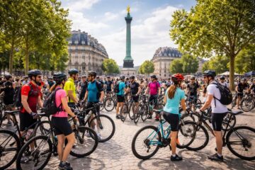 rejoignez nos balades en groupe à bastille et rencontrez d'autres passionnés de vélo pour des sorties conviviales et sportives.