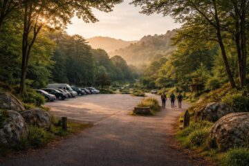 découvrez le parking de la vallée des traouïero, idéalement situé pour débuter vos aventures en pleine nature. profitez d'un accès facile et proche des sentiers pour vivre une expérience unique.