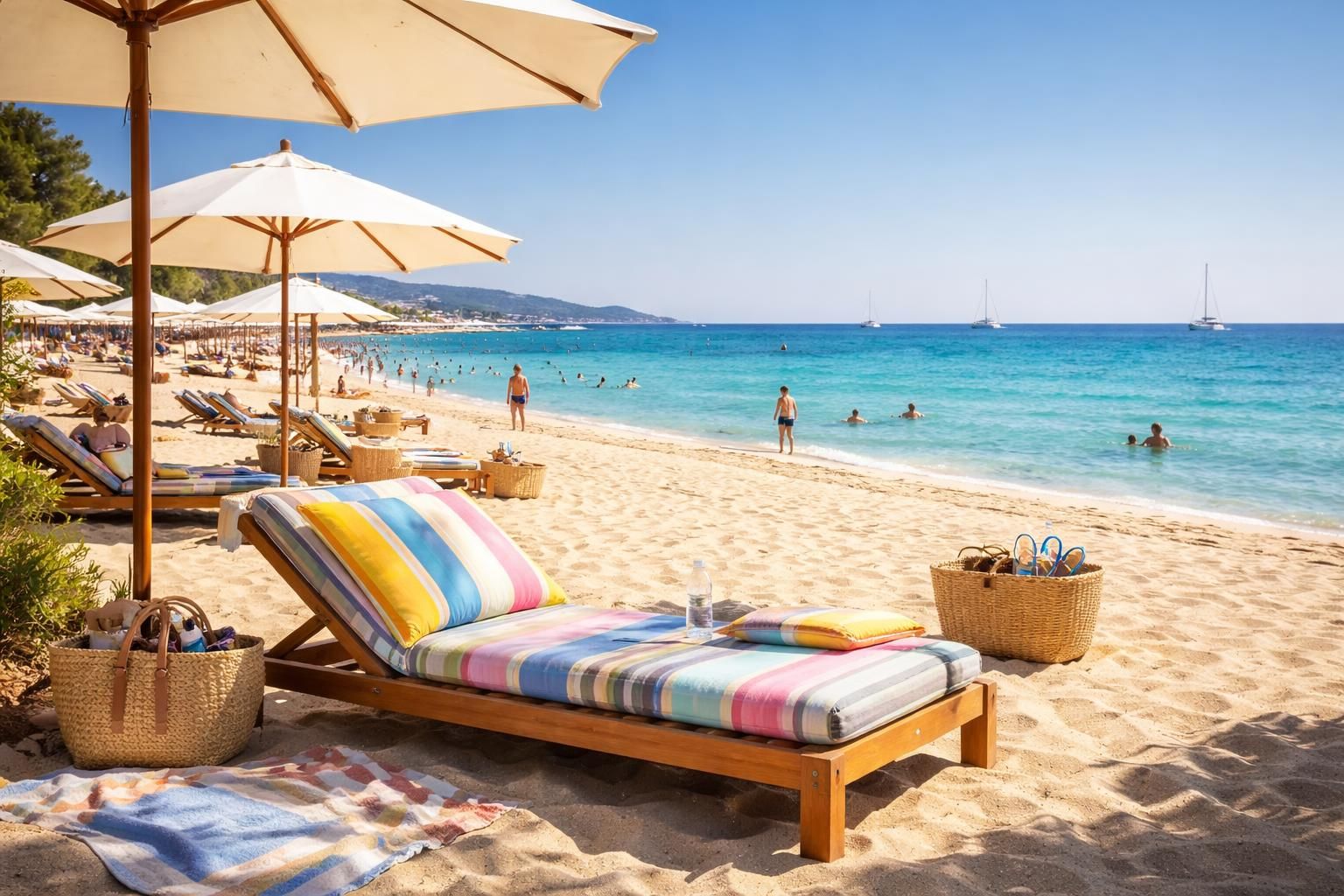 découvrez les tarifs des transats sur la plage de pampelonne pour profiter pleinement de votre été au soleil.