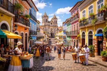 découvrez une journée parfaite au pelourinho, cœur historique de salvador bahia, entre culture, musique, gastronomie et ambiance colorée.