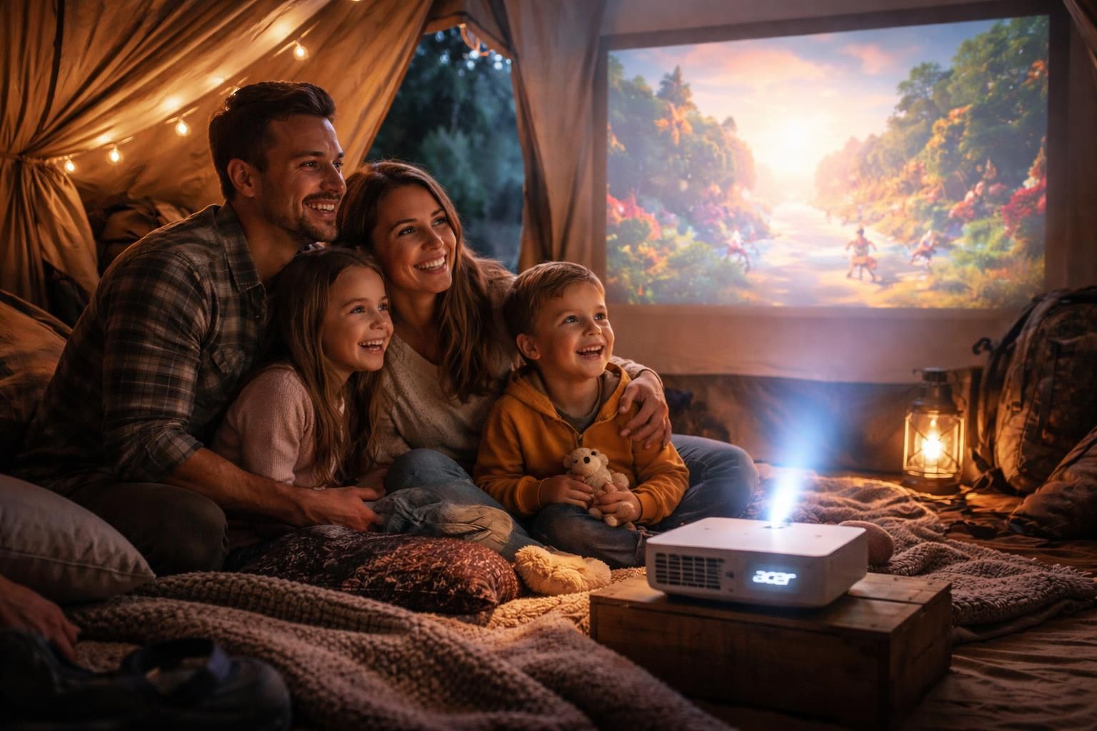 découvrez le mini vidéoprojecteur acer, l'outil idéal pour divertir toute la famille lors de vos soirées en voyage. compact et facile à utiliser, il transforme vos nuits en moments magiques.