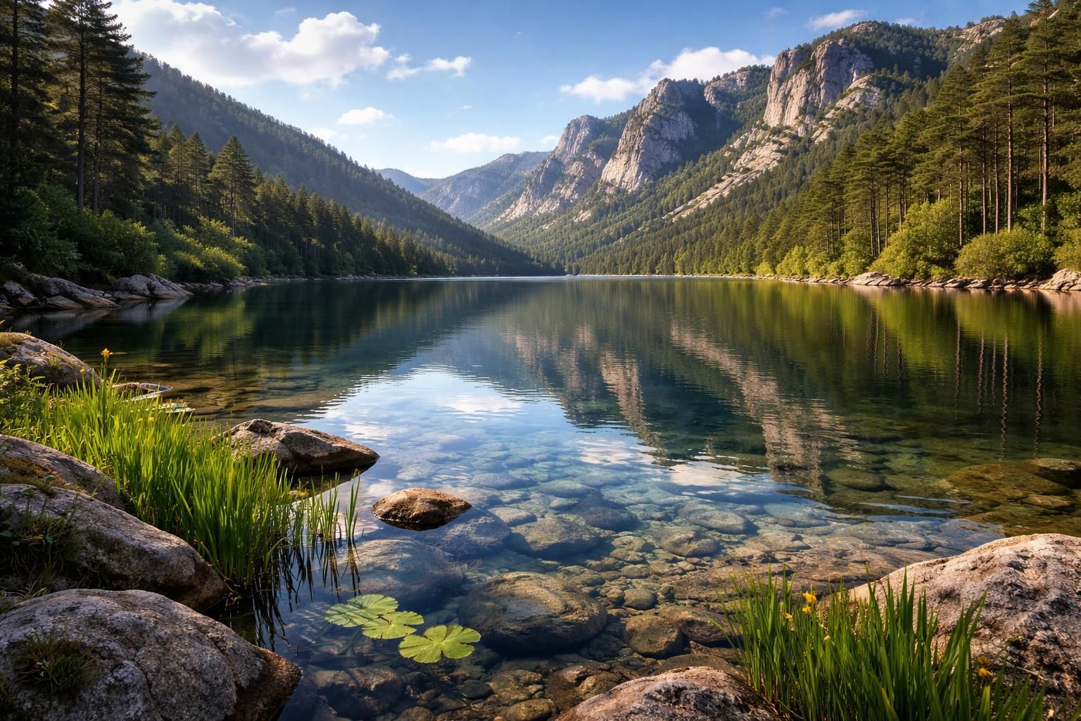 explorez les trésors secrets du lac de l'ospédale et laissez-vous émerveiller par sa beauté naturelle préservée.