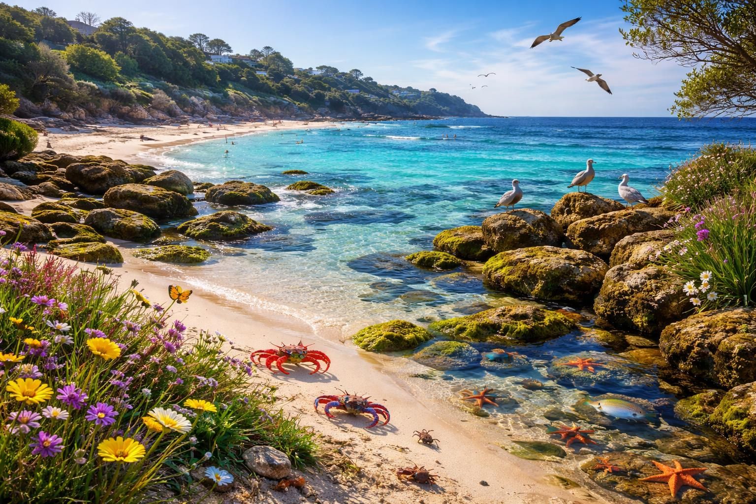 découvrez la biodiversité remarquable de la plage de coogee, un véritable trésor naturel où faune et flore marine se rencontrent dans un cadre idyllique.
