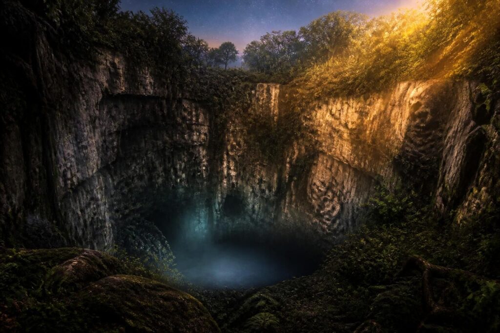 découvrez les mystères et les récits enchanteurs qui entourent le gouffre jean bernard, un lieu empreint de légendes fascinantes et d'histoires captivantes.