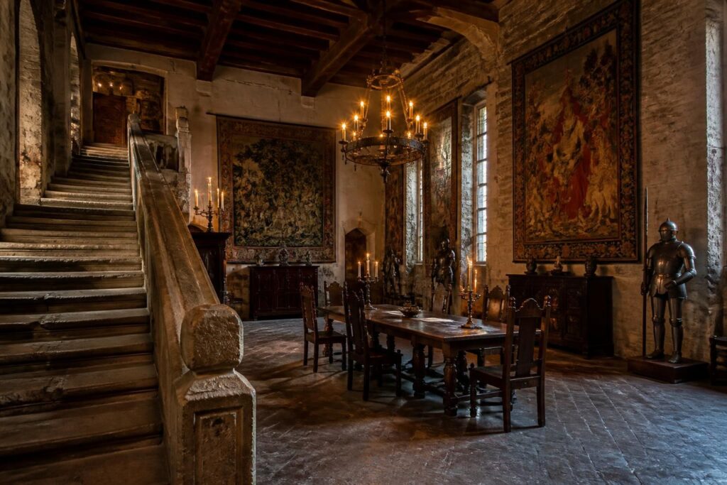 découvrez pourquoi l'intérieur du château de costaères captive les passionnés d'histoire avec ses trésors architecturaux et son riche passé.