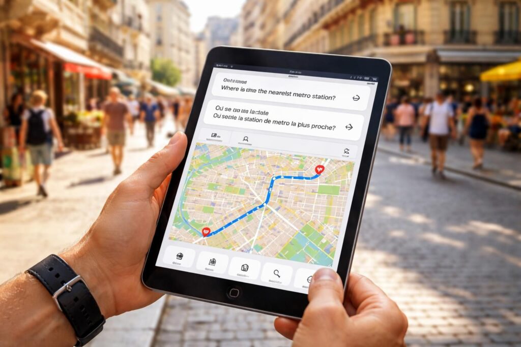 découvrez comment utiliser votre ipad pour le tourisme à l’étranger grâce à des traductions instantanées et des plans interactifs, facilitant vos déplacements et votre exploration.